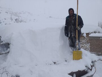 جاده‌های روستایی در مریوان مسدود است