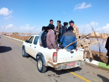 بازدید معاون استاندار مناطق سیل زده شهرستان سرایان