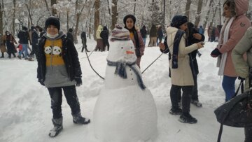 جشنواره آدم برفی در سقز