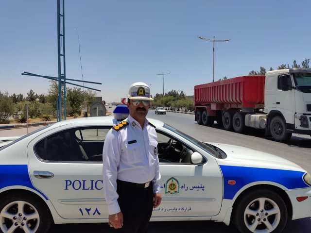 ۳۰ تیم پلیس راه در جاده‌های استان یزد مستقر هستند