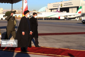 President Raisi departs for Russia