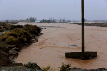 سیل در جنوب استان کرمان