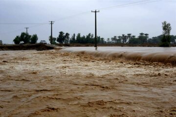 سیل در جنوب کرمان/ انسداد ۷۱ راه؛ قطع برق ۱۰ روستا و آب‌بردگی ۳ خودرو