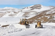 کولاک راه ۴۰ روستای مهاباد را دوباره مسدود کرد