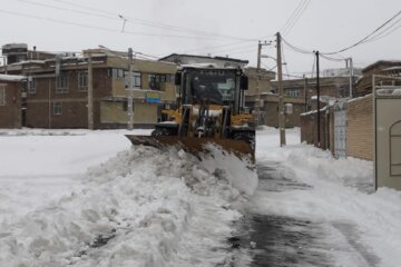 برف روبی معابر شهری اشنویه