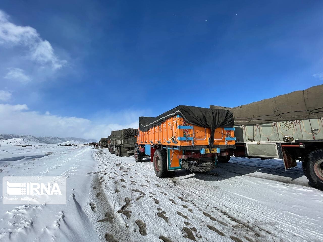 راه ارتباطی یکهزارو ۲۶۶ روستای لرستان بر اثر بارش برف بسته شد