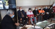 استاندار همدان از پایگاه امداد و نجات هلال احمر در گردنه اسدآباد بازدید کرد