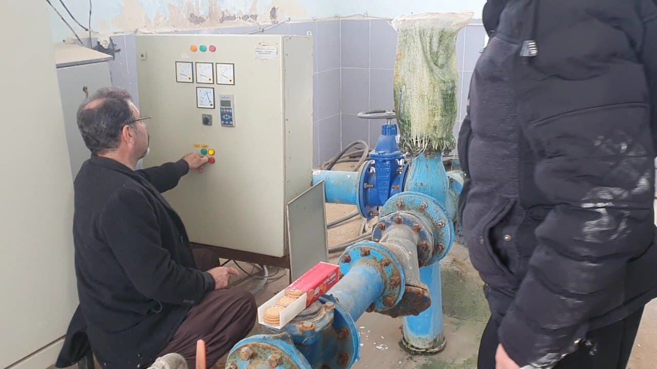 اکیپ حوادث و اتفاقات آبفا کرمانشاه در آماده‌باش کامل است