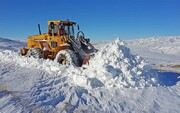 ارتفاع برف در منطقه حفاظت شده گلیل شیروان به بیش از ۳۰ سانتی متر رسید