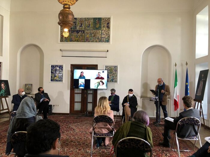 Reading Iranian short stories at Italy’s Tehran embassy