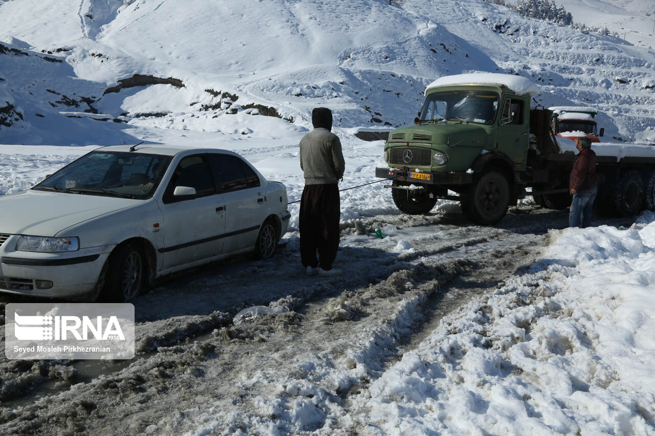 جاده گرگان - شاهرود در محدوده توسکستان بسته شد