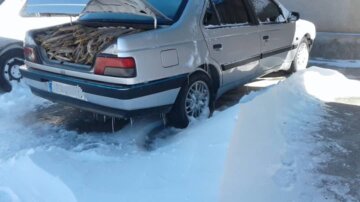 قاچاقچیان چوب در برف و بوران شاهرود زمین‌گیر شدند