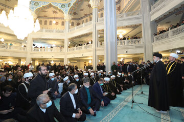 مقام مذهبی روس: بازدید دکتر رئیسی از مسجد جامع مسکو موضوعی راهبردی برای مسلمانان روسیه بود