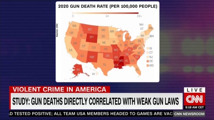 سی ان ان: خشونت مسلحانه در آمریکا از کنترل خارج شده است