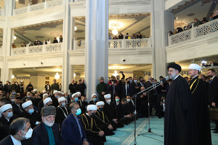 مفتی اعظم روسیه: خاطره حضور رئیسی در مسجد جامع مسکو ماندگار است