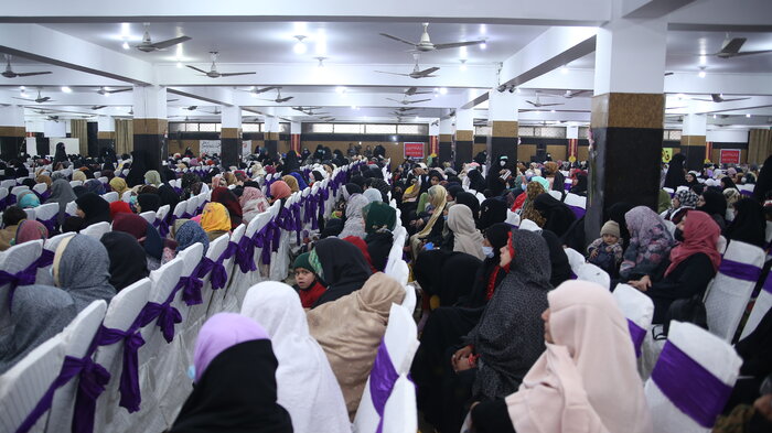 اجتماع بانوان پاکستانی در همایش سیرت فاطمی به روایت تصویر