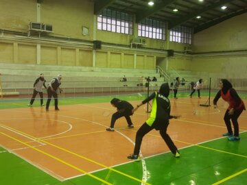 اردوی تیم ملی بدمینتون بانوان در دامغان 16