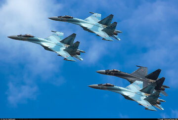 جنگنده های سوخو-۳۵ روسیه در بلاروس مستقر شدند 