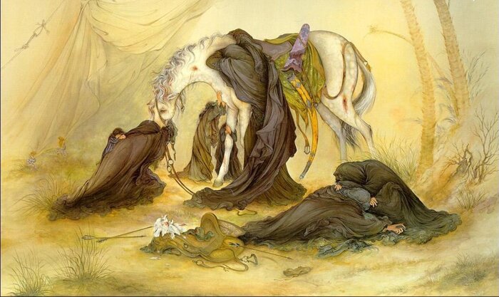 الاسطورة محمود فرشجيان.. رائد فن المنمنمات في ايران