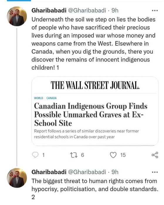 Hypocrisy, double-standard policies biggest threat to human rights