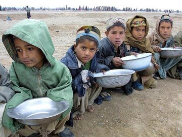 یونیسف:گرسنگی جان یک میلیون  کودک افغانستان را تهدید می کند 