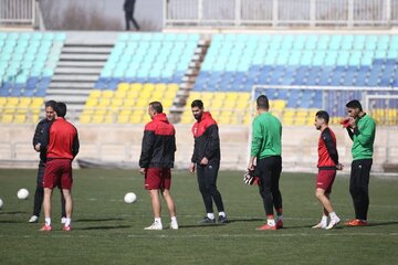 بازگشت عالیشاه به تمرین گروهی پرسپولیس 