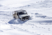 Off-road snow in southwestern Iran