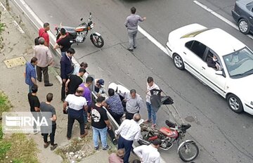 تصادف در جاده ارومیه - نوشین شهر موجب جان باختن ۲ عابر پیاده شد