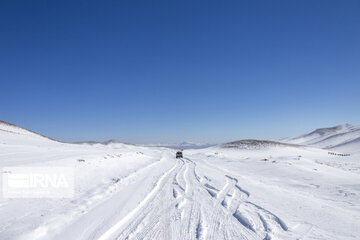 Off-road snow in southwestern Iran