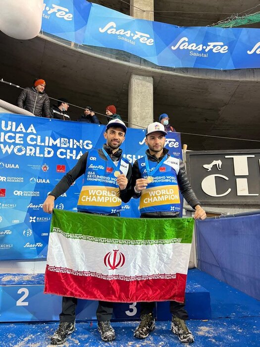 ایران دومین طلای یخنوردی جهان را هم تصاحب کرد