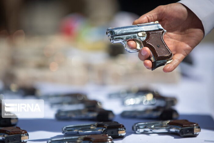 ۷۶ قبضه اسلحه غیرمجاز در ثلاث باباجانی کشف شد