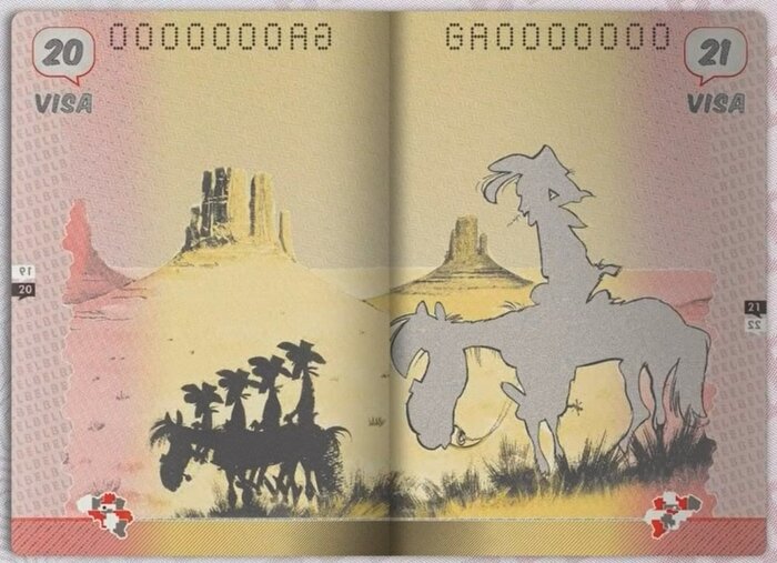 تصویر «تَنتَن» در گذرنامههای بلژیکی 3