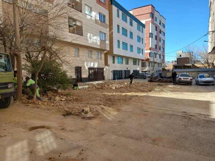 بازگشایی معبر محله حق گویان شهر همدان با ۷۸ میلیارد ریال اعتبار انجام شد