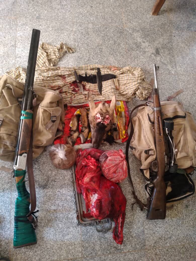 ۲ شکارچی غیرمجاز در بم دستگیر شدند ۲ شکارچی غیرمجاز در بم دستگیر شدند