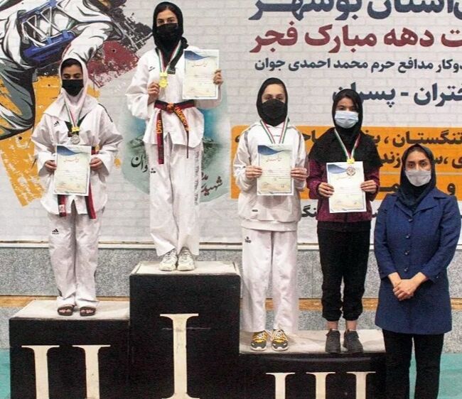 نفرات برتر مسابقات تکواندو نونهالان دختر در استان بوشهر معرفی شدند

