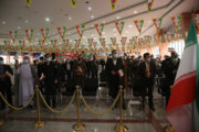 مراسم نمادین ورود امام (ره) به کشور در فرودگاه دشت‌ناز
