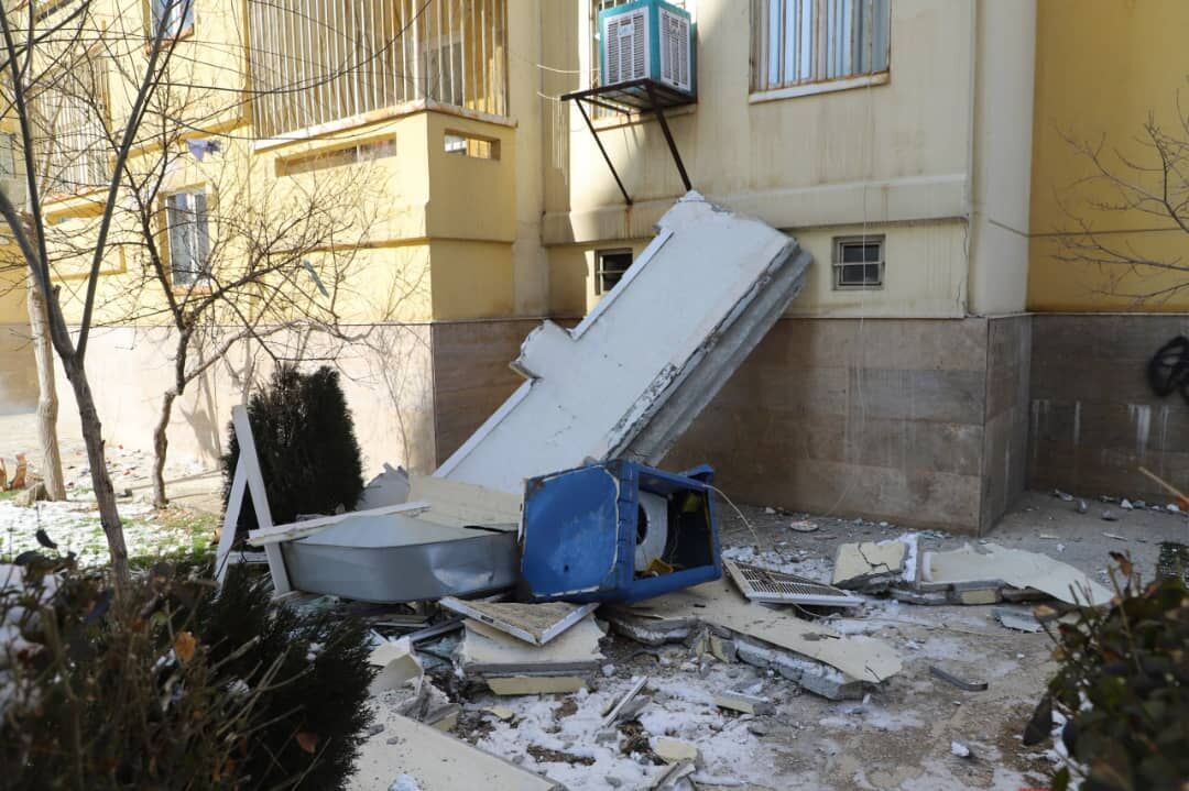 انفجار گاز در کوی صادقیه اراک موجب تخریب 6 واحد مسکونی شد