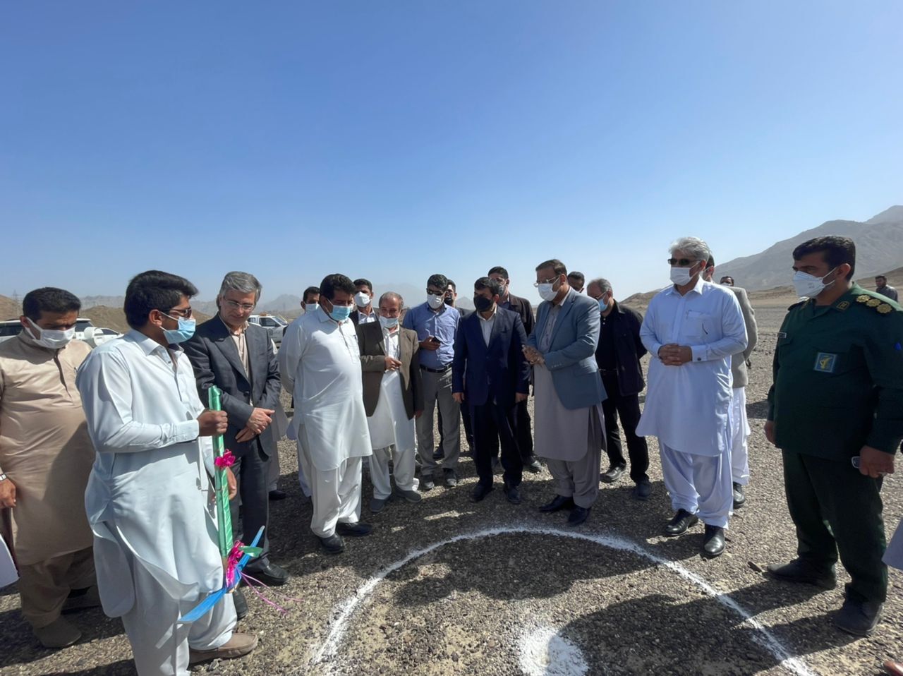 کلنگ ساخت کمربندی شمالی شهر نیکشهر به زمین زده شد