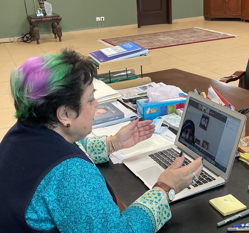 دیدار مجازی معاون امور زنان و خانواده رییس جمهور با وزیر حقوق بشر پاکستان