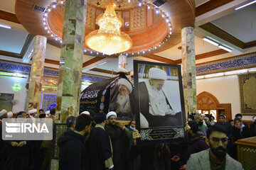 Procession of Grand Ayatollah Saafi Golpaygani in Iraq's Najaf & Karbala