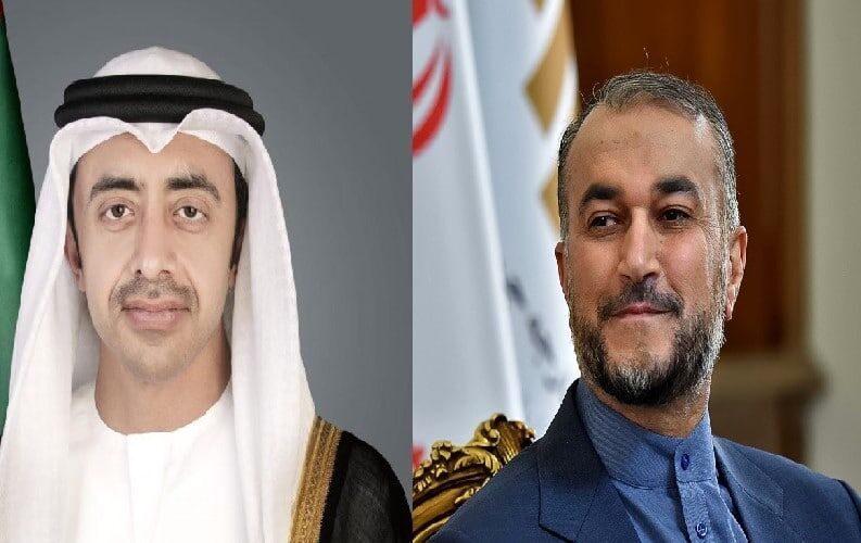 Iran, UAE FMs discuss bilateral, regional issues