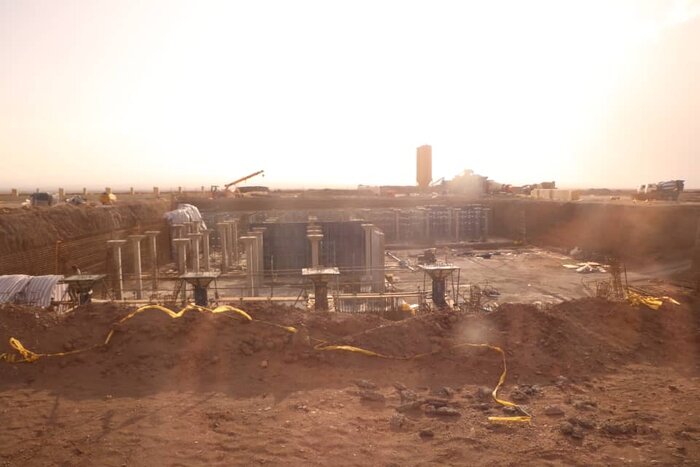 تصفیه خانه آب آشامیدنی رفسنجان ۱۳.۵۲ درصد پیشرفت دارد