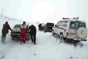 سرنشینان ۲۰۰ خودرو گرفتار کولاک در محور تکاب - شاهین‌دژ نجات یافتند