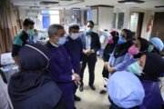 بازدید استاندار همدان از بیمارستان شهید بهشتی 