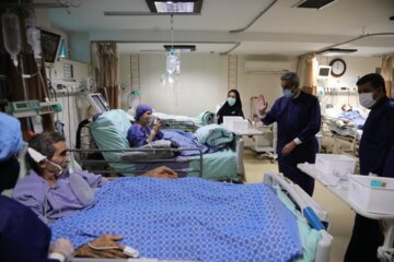 بازدید استاندار از بیمارستان شهید بهشتی همدان