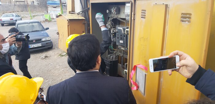 طرح گازرسانی به ۳۸ روستای شهرستان تاکستان افتتاح شد