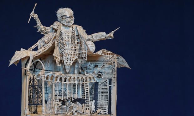 فروش استثنایی مجسمههای کاغذی در اسکاتلند