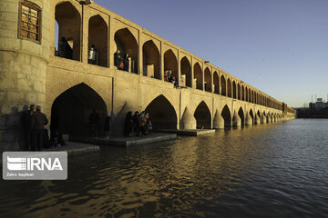 Migratory birds over Zayandeh-Rood River in central Iran