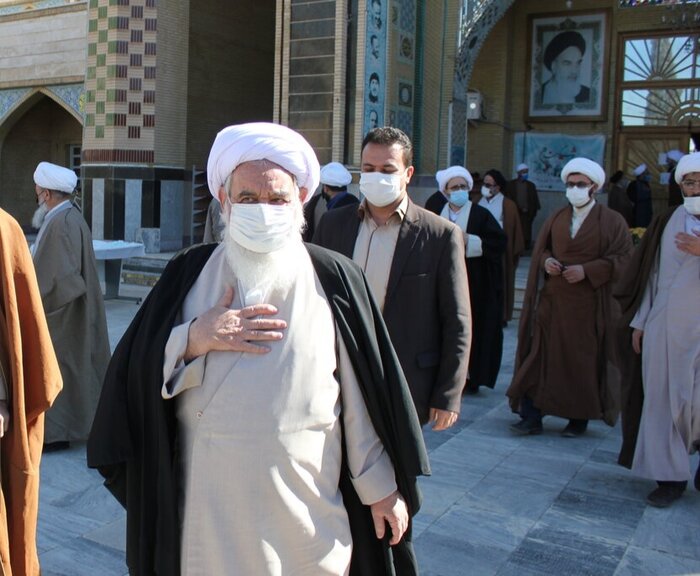 مراسم بزرگداشت آیت‌الله صافی گلپایگانی در کرمانشاه برگزار شد