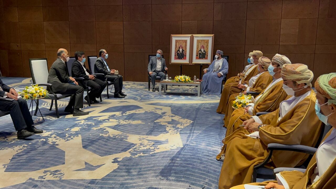 فاطمی امین با وزیر تجارت، صنعت و توسعه سرمایه گذاری عمان دیدار کرد